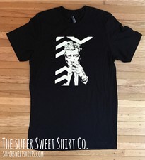 David Lynch Design Shirt Twin Peaks T-Shirt Blue Velvet