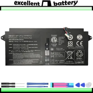 Battery For Acer Aspire Ultrabook S7-391 AP12F3J 35wh - Picture 1 of 9