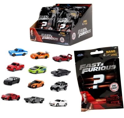 JADA FAST & FURIOUS NANO HOLLYWOOD RIDES DIE-CAST CARS BLIND BAG COLLECTIBLES - Image 1 of 4