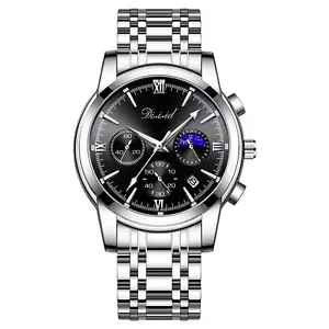DIZIZID Watches for Men Business Mens Watches Chronograph Stainless Steel Wat... - Picture 1 of 6