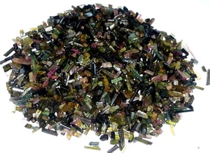 100% Natural Tourmaline Multi- Color Earth Mined Rough Loose Gemstone Lot - Picture 1 of 5