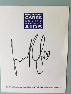 Laura Michelle Kelly Signed BCEFA Paper Broadway Finding Neverland Mary Poppins - Picture 1 of 1