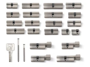 Zylinderschloss Drehknaufzylinder Garage D Profilzylinder  SET selbst auswählen  - Bild 1 von 18