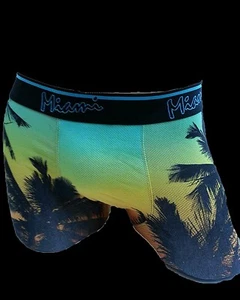 Miami Men's Underwear - Boxer Briefs in Multiple Colors Patterns & Designs - Imagen 1 de 2
