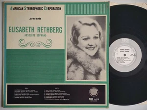 AMERICAN STEREOPHONIC CORPORATION ELISABETH RETHBERG ASCO 115 - Picture 1 of 4