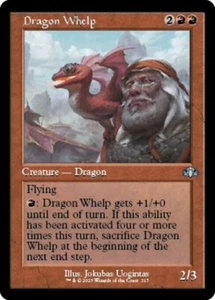 MTG DRAGON WHELP 317 PLAYED - CUCCIOLO DI DRAGO 120 - DMR X EN - MAGIC - Picture 1 of 1