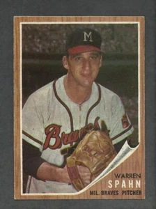Warren Spahn 1962 Topps VG-EX #100 Braves C - Bild 1 von 1