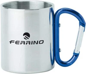 Tasse en Acier Inoxydable Avec Mousqueton Ferrino Scout Randonnée Voyage Coupe - Bild 1 von 1