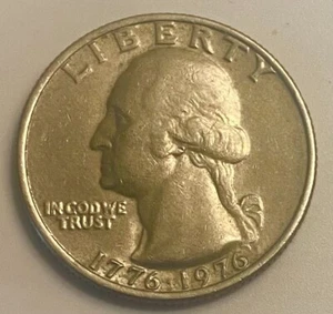 1976 Bicentennial Quarter** No Mintmark**High Grade**"letter "C" Error"**(Rare) - Picture 1 of 3