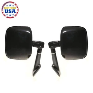 Side Door Mirror Pair New Fit 80-90 Toyota Land Cruiser FJ60 FJ62 BJ60 HJ60 HJ61 - Foto 1 di 6