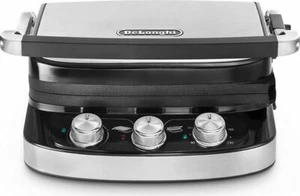 De Longhi Bistecchiera elettrica Doppia piastra Antiaderente 1500W CGH912 - Foto 1 di 2