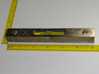 Stanley No.39 1/2 Machinists' Level NOS SW Sweet Hart Heart Nickel Plated Tool - Image 1 of 4