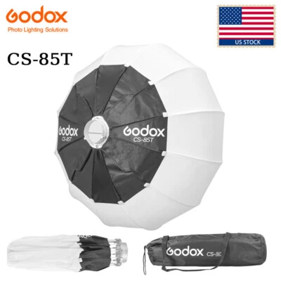 US Godox CS-85T 85cm Studio Flash LED Lighting Lantern Softbox For AD400Pro SL60 - Image 1 of 4