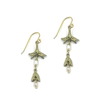 PENDIENTES DE ALAMBRE COLGANTES MICHAEL MICHAUD ARNING BUSH POD 3776 Foto 1 de 2