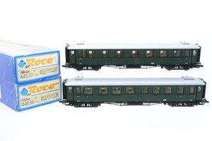 H0 Roco 44536 44537 DB Reisezugwagen Personenwagen Konvolut DC OVP N103 - Picture 1 of 2