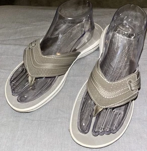 Clarks Cloudsteppers Damen-Sandalen weich bequem Größe 8M US grau - Bild 1 von 13
