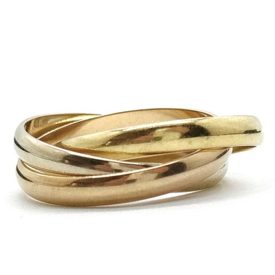 Anillo Cartier Trinidad Oro Oro Amarillo Oro Blanco 23333463 Foto 1 de 4