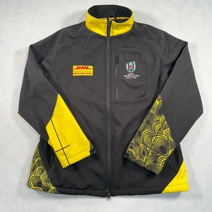 DHL Rugby World Cup Japan 2019 Jacket Men's 2XL Black Full Zip Embroidered Logo - Picture 1 of 16