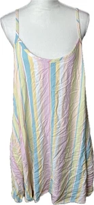 Torrid Midi Pastell Challis gestreift Trapez und Swing Kleid Plus Größe 2 2X 18/20 - Bild 1 von 10