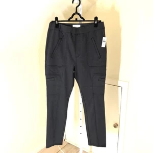 Anthropologie Neu mit Etikett Damen grau Cropped Pull-On Utility Hose Größe M - Bild 1 von 10