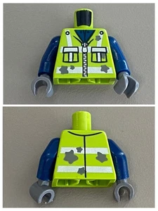 LEGO Lime Torso Reflective Stripes and Star 973pb1603c01 tlm049 tlm050 Set 70805 - Picture 1 of 1