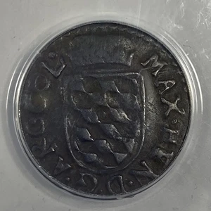 Lieja 1/2 Liard de cobre 1650-88. ANACS VF35. - Imagen 1 de 5