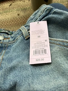 Wild Fable Med - Rise Relaxed Straight Leg Jeans - Größe 0 - Bild 1 von 4
