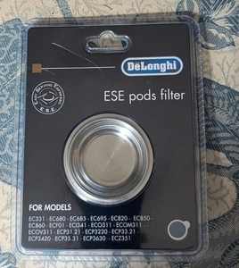 Delonghi ESE Pods Filter 5513281011 EC331 EC680 Silver Espresso DLSC402 - Picture 1 of 4