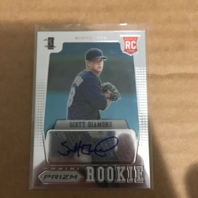 Panini Prizm Rookie Auto Scott Diamond 2012 #RSD Rookie Auto RC PWE Ship Foto 1 de 2