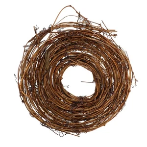 2 Pcs Dried Rattan Vines Diy Wreath Crafts Grapevine Garland Natural - Picture 1 of 12