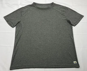 Vuori Strato Tech Tee Men's Medium Performance Heather Grey Gym Workout Running - Picture 1 of 8