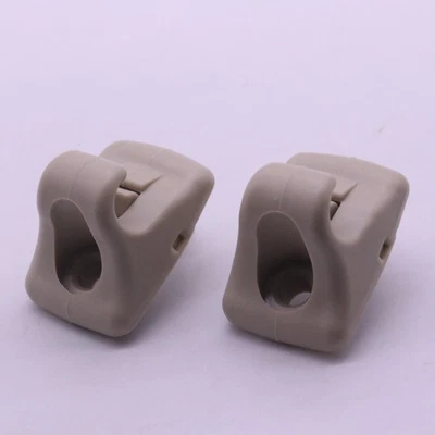 2 Pcs Beige Sunvisor Holder For Hyundai Elantra 2011–2015 Elantra GT 2013–2017 - Imagem 1 de 4