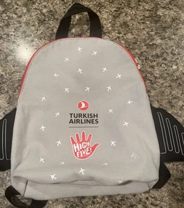 Turkish Airlines High Five Flugzeugform Kinder Reisetasche Tasche GEBRAUCHT - Bild 1 von 8