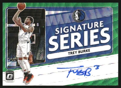 2020-21 Donruss Optic Signature Series Green Wave #37 Trey Burke Auto - Image 1 of 2