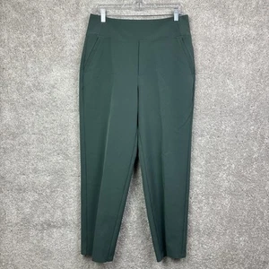 Athleta Pants Women’s 10 Green Endless High Rise Tapered Stretch Athleisure - Picture 1 of 6