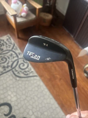 New Texan Classics Golf T-I GUN METAL Forged Feel 52* GAP WEDGE Right Handed - Image 1 of 4