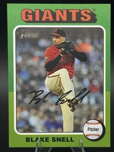 2024 Topps Heritage High Number - Image Variation Blake Snell #563 - Picture 1 of 2