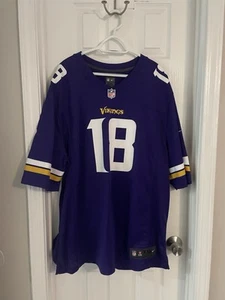 Justin Jefferson Minnesota Vikings NFL On Field Jersey - Men’s 2XL - Purple - Picture 1 of 5