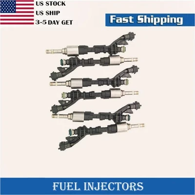 INJETORES DE COMBUSTÍVEL FJ1113 PARA JAGUAR F-TYPE XJ XF 2013-2015 3.0L FX23-9F593-AC 6PCS - Imagem 1 de 4