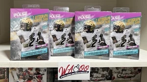 2025 Pulse Football Factory Sealed Retail Hanger Box Lot Of 4x Boxes 4 Autos!!! - Picture 1 of 2
