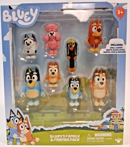 Bluey Family and Friends Pack 8 Figure Multi Pack - Picture 1 of 4