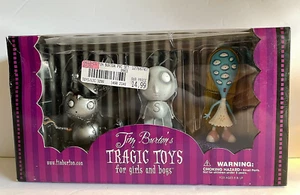 Tim Burton's Tragic Toys Robot Boy, Stain Boy, The Girl With Many Eyes Boy /2003 - Picture 1 of 6
