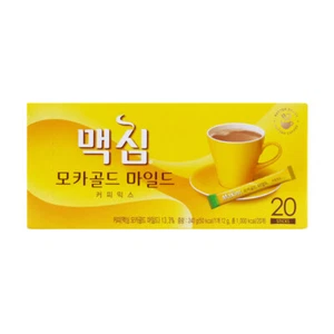 Korean Maxim Mocha Gold Mild Instant Coffee Mix 20stick Good Taste Flavor - Picture 1 of 5