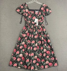 Antonio Meloni x Liberty London Fabrics Dress Womens Size 2 Multicolor Floral - Picture 1 of 12