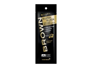 TANNYMAXX  Super Black Brown Very Dark Sunbed  Bronzing Lotion Cream 15ml Sachet - Picture 1 of 1