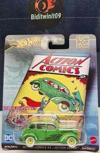 HOT WHEELS POP CULTURE ACTION COMICS #1 ACTION SEDAN - Picture 1 of 2
