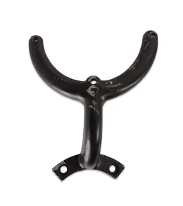 Vintage 36” C Shaped Ceiling Fan Blade Brackets Black Hunter 73183 w/ Diamond - Picture 1 of 12