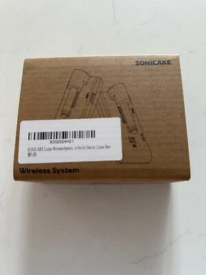 Sonicake 2.4G Wireless Guitar System Rechargeable Transmitter Receiver 6 Channel - Image 1 of 2