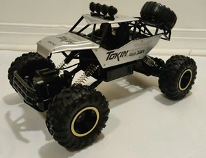 Rock Crawler 4WD 1:12 Scale 2.4 GHz Off Road Climb Remote Control Car-Silver-US - Picture 1 of 12