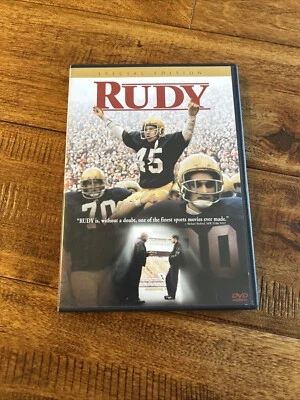 Rudy Sean Astin Notre Dame Football  Vintage DVD Nice Condition Widescreen - Image 1 of 4